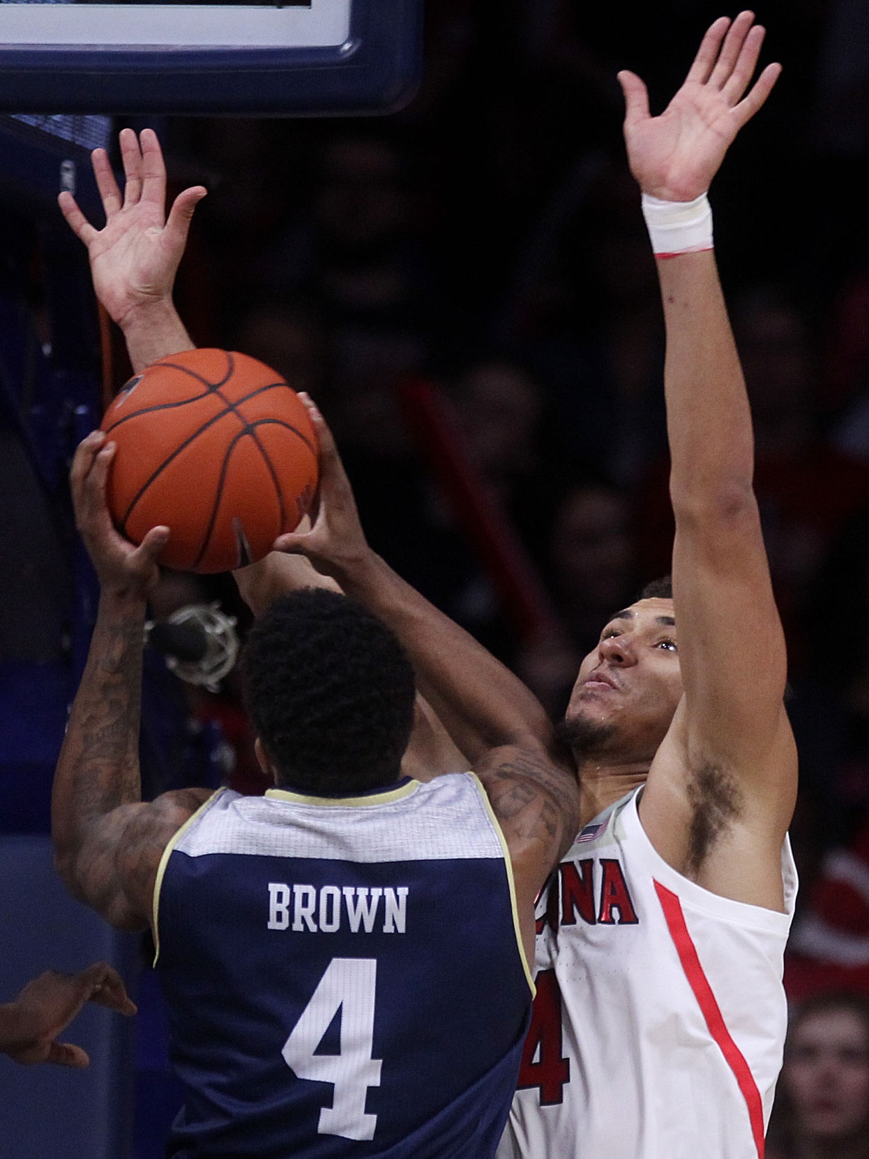 Arizona Wildcats 100, Georgia Southern Eagles 70
